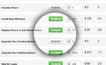 Accept and decline recommendations